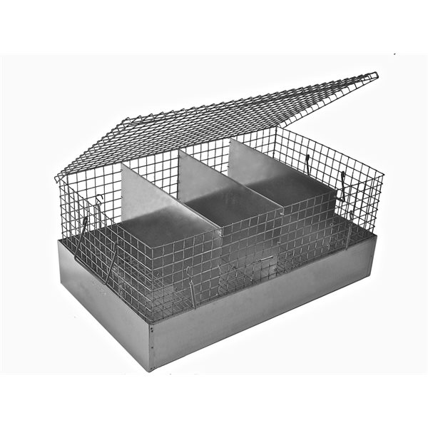 Rabbit Transport Cage 4 sections 28 x 16 x 12