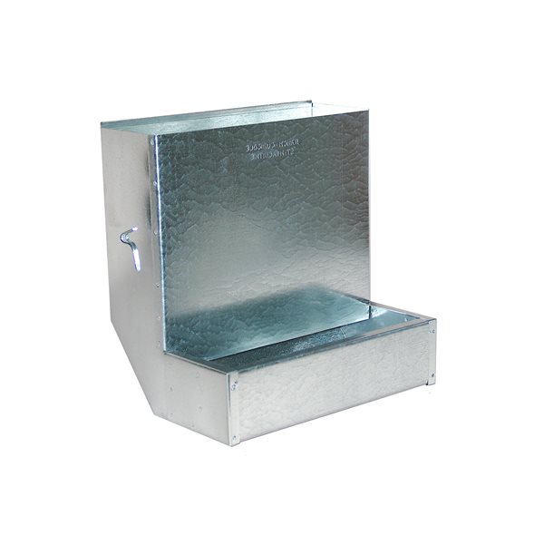 Galvanized dog outlet feeder